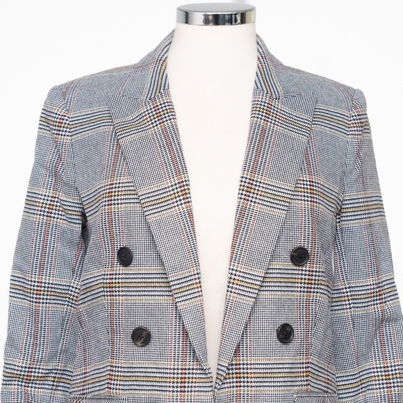 Veronica Beard Charcoal Checkered Blazer - Picture 10 of 16